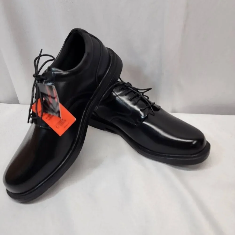 Deer Stags Men's 14 Times Round Oxford Black Leather Comfort Casual Shoes